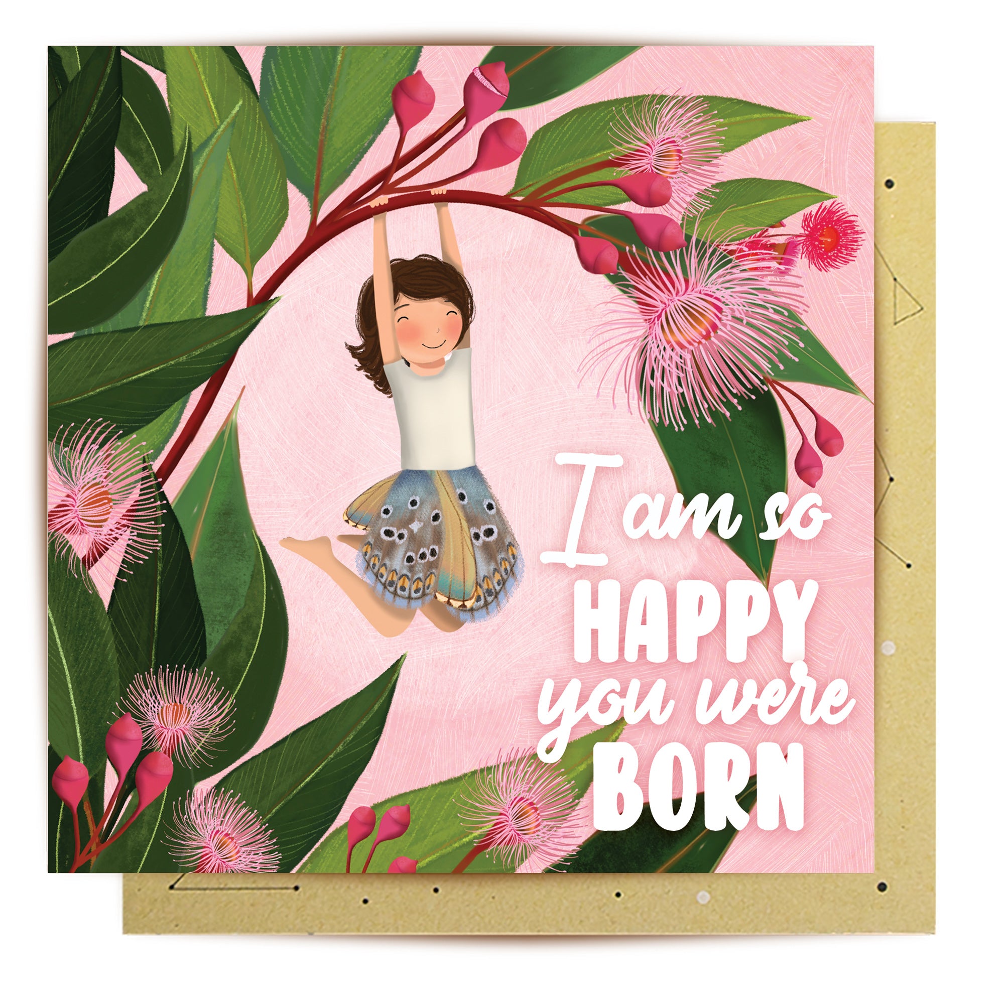 Greeting Card Blossom Girl