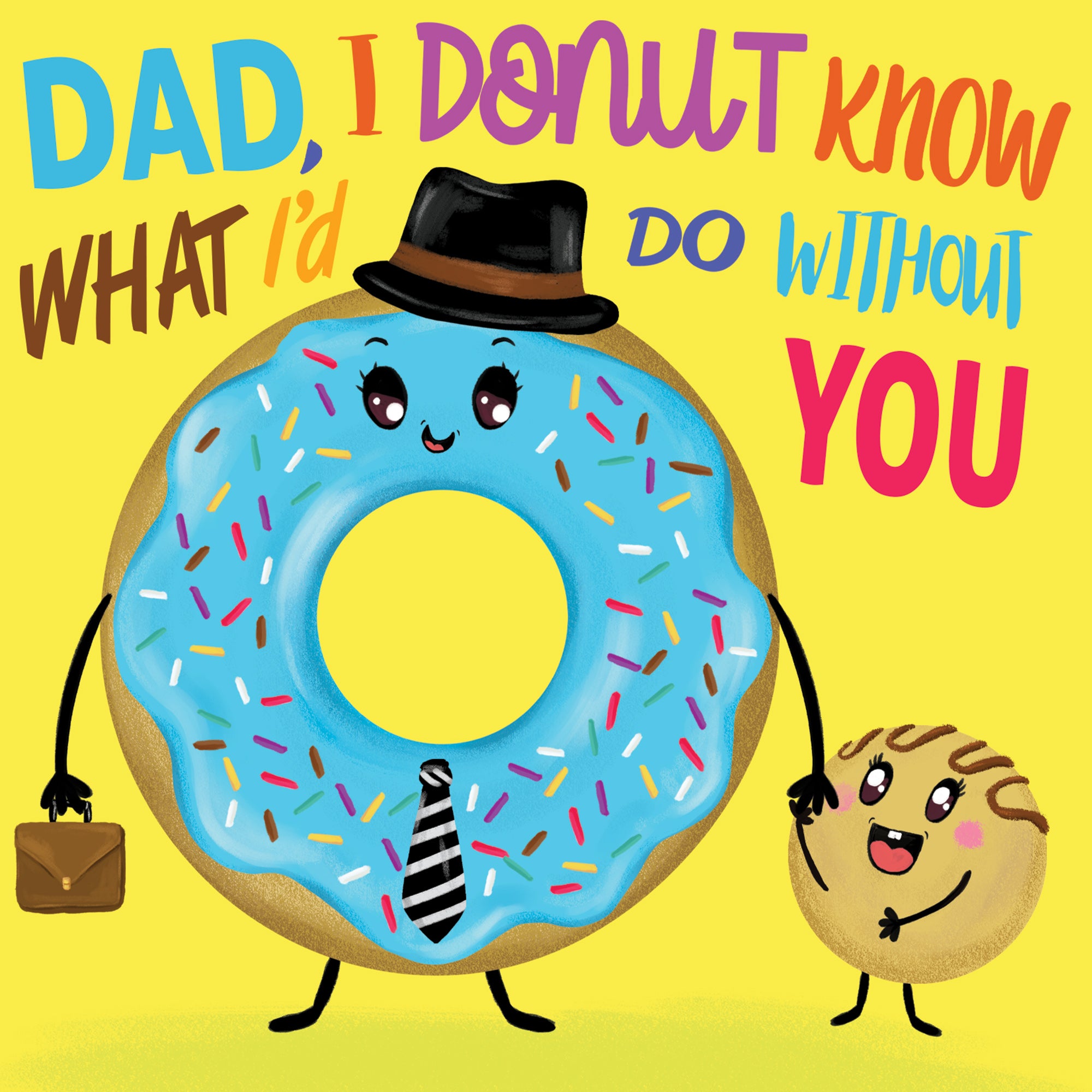 Greeting Card Donut Know Dad