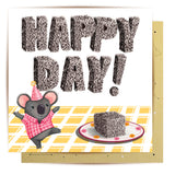 Greeting Card Happy Day Lamington