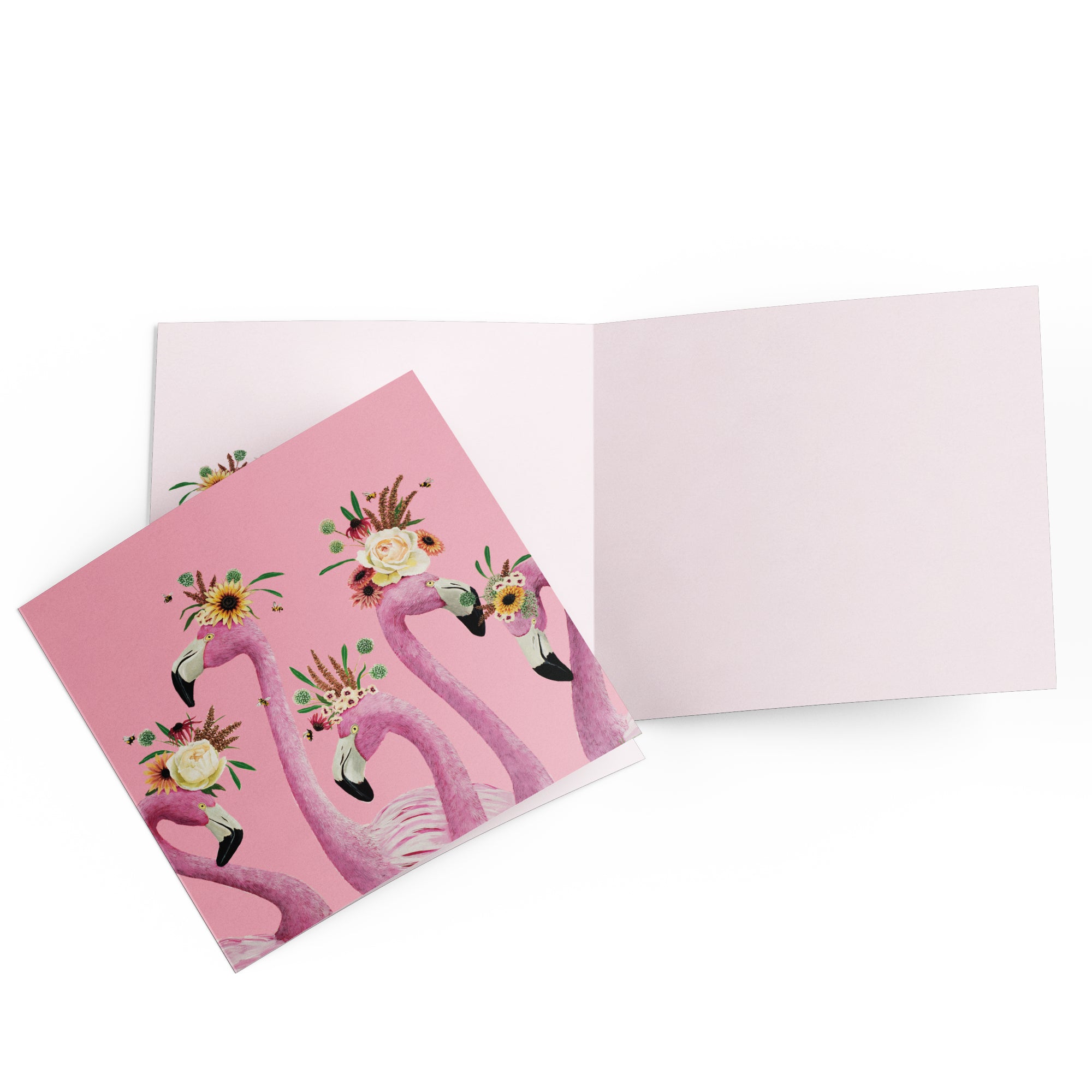 Greeting Card Flamingo Ladies