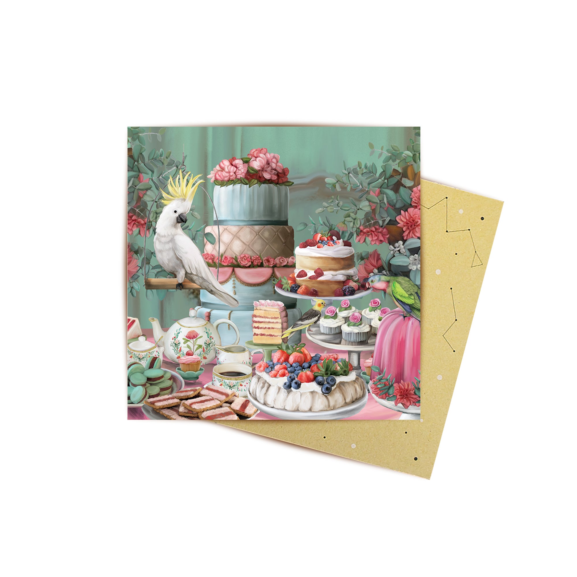 Mini Card Lavish Tea Party