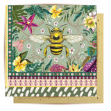 Greeting Card Midnight Paradiso Bee