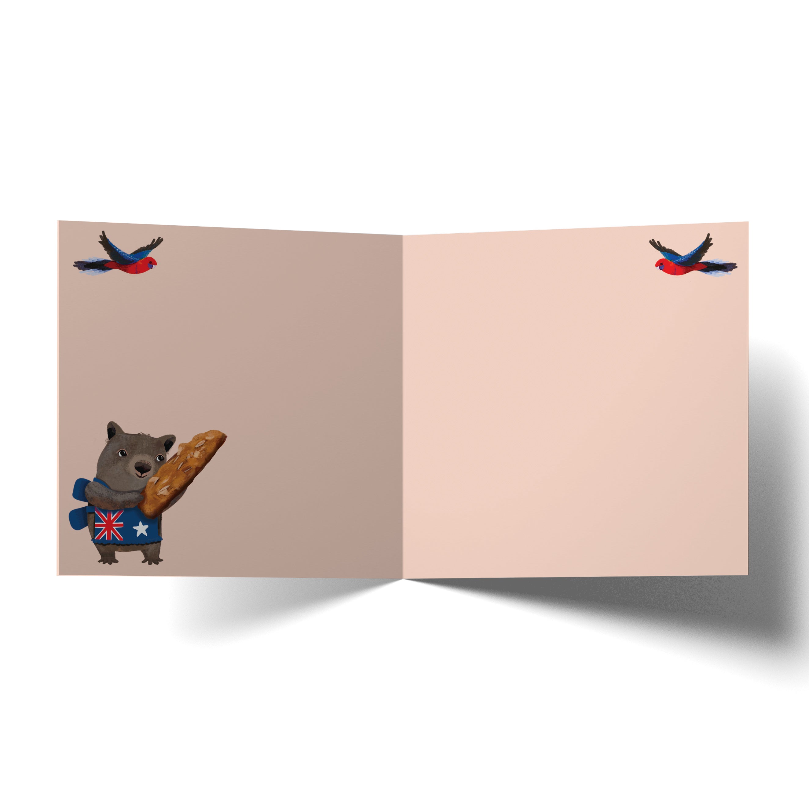 Greeting Card Anzac Wombat