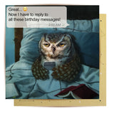 Greeting Card Night Owl