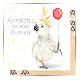 Mini Card Aparrotly Its Your Birthday