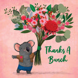Greeting Card Koala Bouquet