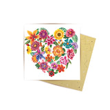 Mini Card Flower Heart