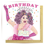 Greeting Card Happy Birthday Drag Queen