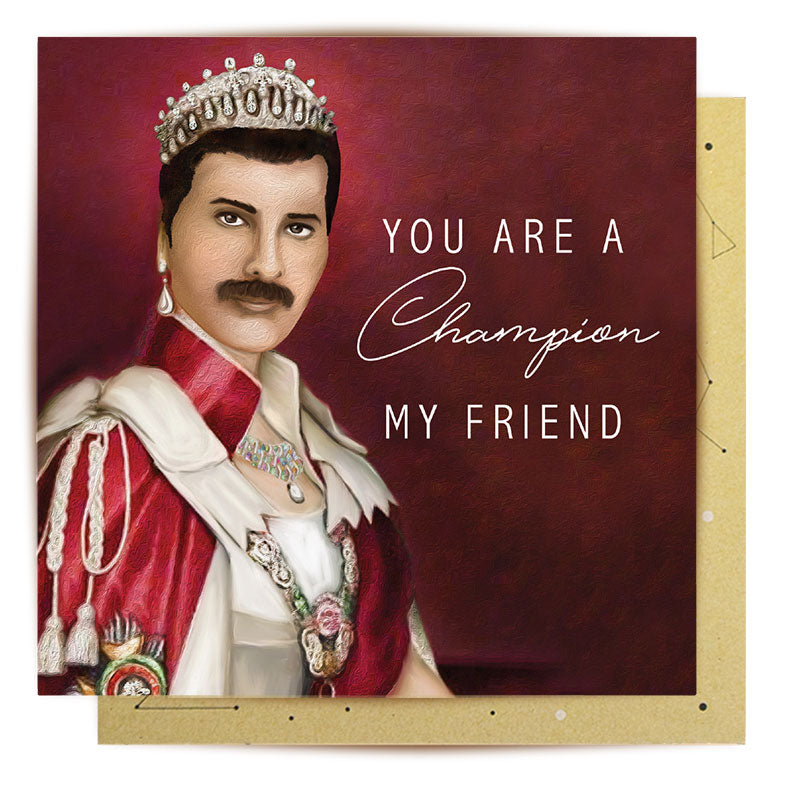 Greeting Card You Are The Champion